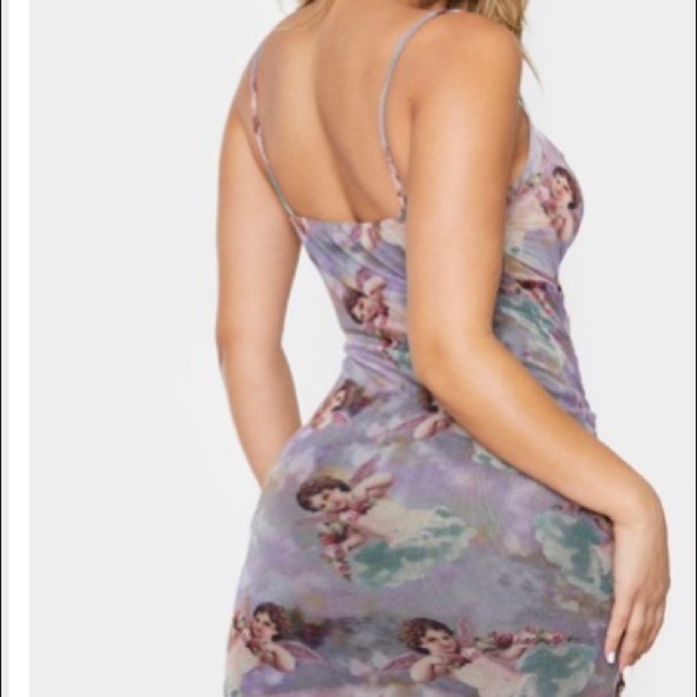 Multi Renaissance Printed Bodycon dress - Picture 2 of 4
